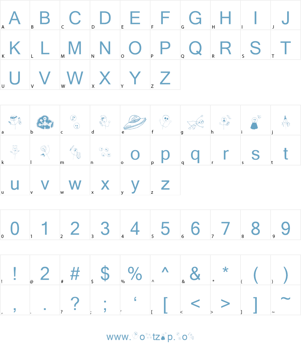 Risus LCB Dingbats Font Character